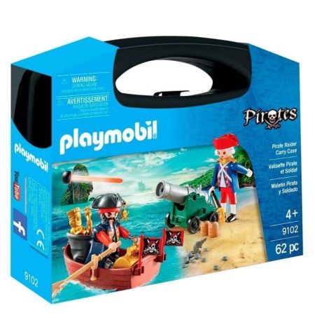 Playmobil Piratas Maletín Grande Pirata y Soldado PLAYMOBIL 9102