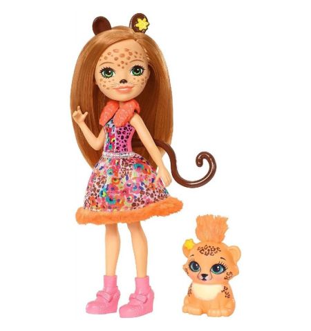 MUÑECA CHERIS CHEETAH ENCHANTIMALS ENCHANTIMALS CHERISH CHEETAH E QUICK QUICK