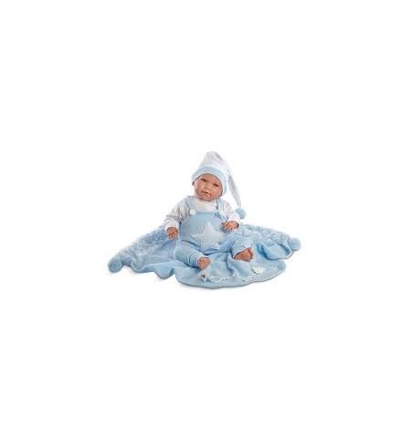 MUÑECA LALO LLORON PIJAMA TOQUILLA AZUL 40CM
MUÑECAS LLORENS