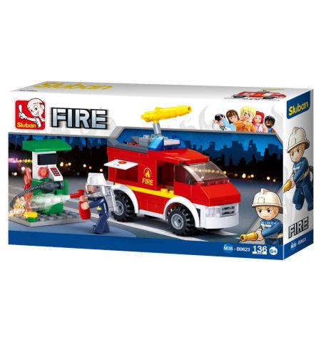 Sluban- Fire Aerial Ladder, Camión De Bomberos CAMION DE BOMBERO