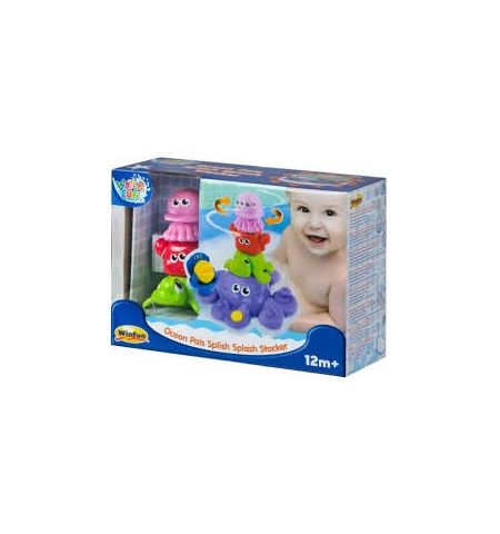 SET DE ENCAJABLES ACUÁTICOS ANIMALES DEL MAR. SPLASH