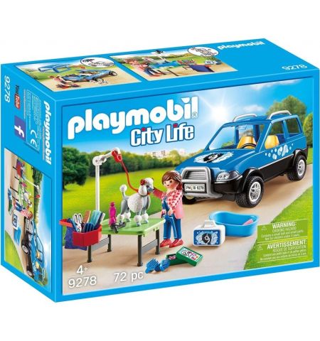 Playmobil City Life Coche Lavandería de Perros - 9278 playmobil 9278 COCHE LAVANDERIA DE PERROS