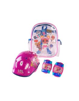 MOCHILA CASCO Y PROTECION L. O. L