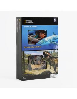 ANIMAL PLAY SET POLAR & OCEAN ANIMALS/DINOSAURS