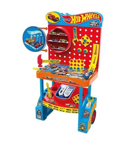 HOT WHEELS GARAJE Y BANCO DE TRABAJO GARAJE Y BANCO DE HERRAMIENTAS DE HOT WHEELS