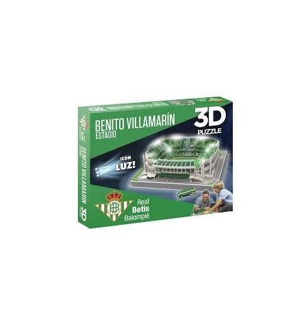 PUZZLE 3D ESTADIO B.VILLAMARIN R.BETIS C/LUZ
PUZZLE 3D CON LUZ VENITO VILLAMARIN ESTADIO REAL BETIS