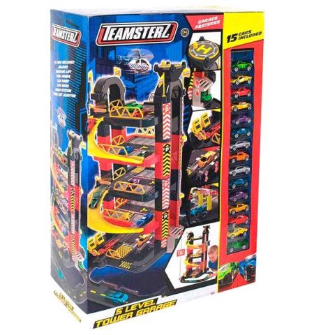 PARKING 5 NIVELES CON COCHES 1416979 GARAGE TEAMSSTERZ 70CMX70CM