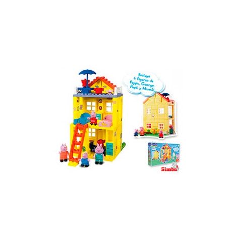 La casa de peppa pig 84 pzas LA CASA DE PEPPA PIG BLOQUES