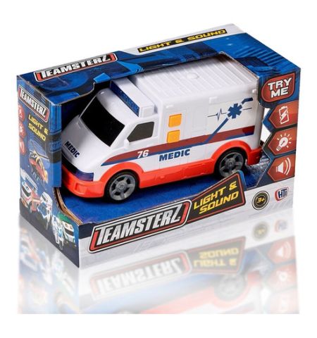 AMBULANCIA 42 CM. CON LUZ Y SONIDOS 42 CM AMBULANCIA TEAMSTERZ