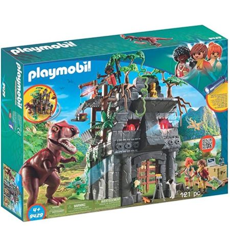 PLAYMOBIL Dinos Campamento Base con T-Rex y Efectos de Luz PLAYMOBIL 9429