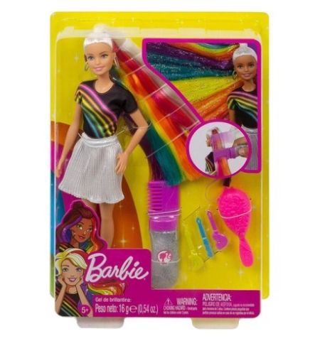 BARBIE FIJADOR DE PURPURINA