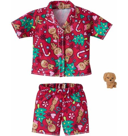Barbie Fashions Christmas Gingerbread Man Pijama con perro
CONJUNTO BARBIE