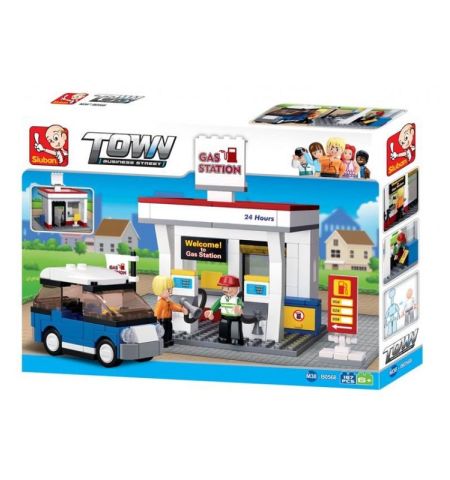 SLUBAN GASOLINERA 167 PIEZAS PIEZAS DE CONSTRUCION