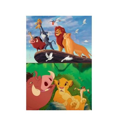 Puzzle Educa Rey León 2X48 Piezas PUZZLE