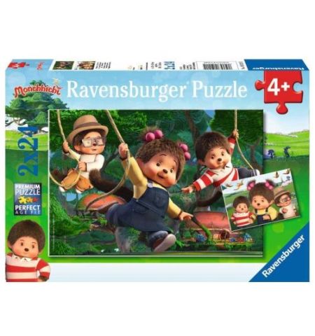 Puzzle Ravensburger Monchhichi Compañeros de Aventuras 2x24 Pzs PUZZLE 2X24