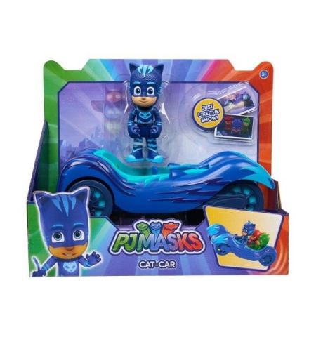 PJ Masks Vehículos Turbo Cat Car Azul COCHE PIJAMAK