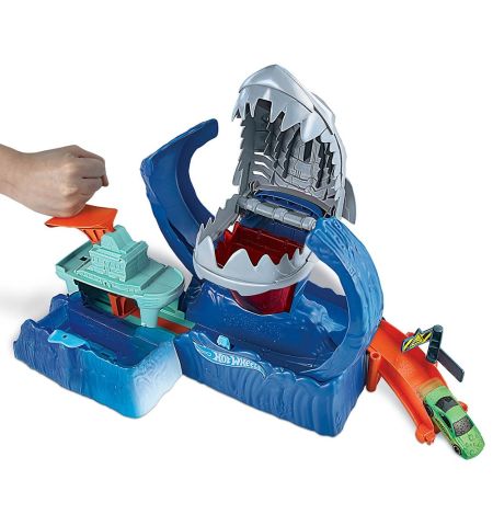 HOTWHEELS - PISTA COCHES ROBO SHARK FRENETICO PISTA HOWHEELS