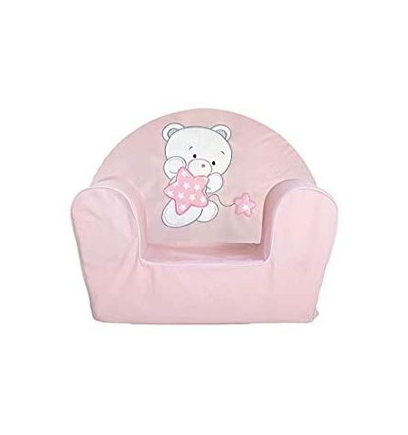 Creaciones Llopis Sillón con Osito y Estrellas Rosa SILLON ROSA LLOPIS
