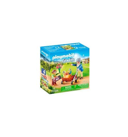 ABUELA CON NIÑA PLAYMOBIL 70194