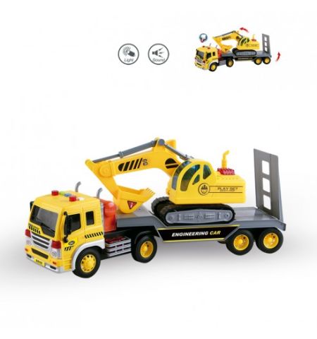 CAMION CON GRUA LUZ Y SONIDO HEROES DE CARRETERA CAMION CON GRUA TACHAN