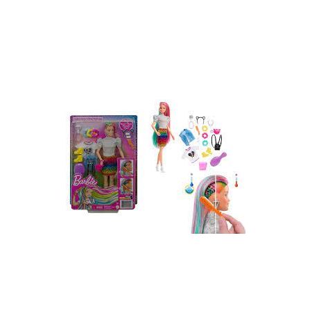 Muñeca Barbie Pelo Arcoiris Guepardo Rub BARBY PELO ARCOIRIS