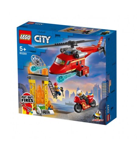 HELICOPTERO DE RESCATE DE BOMBEROS LEGO CITY LEGO 60281