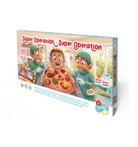 JUEGO SUPER OPERACION 2 EN 1 TACHAN JUEGO DE OPERACION