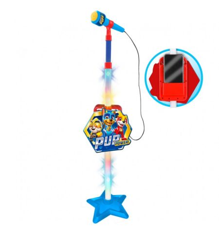 MICROFONO PIE C/ AMPLIFI. Y CONEC MP3 PAW PATROL MICRO CON PIE AMPLIFICADOE PATROL
