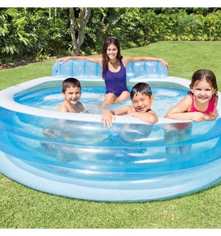 Intex - Piscina Hinchable intex con sillón PISCINA CON ASIENTO