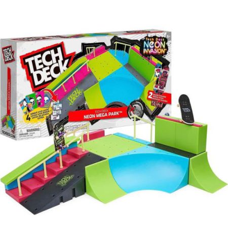 JUEGO RAMPAS TED NEON MEGA PARK NEON MEGA PARK TECH DECK
