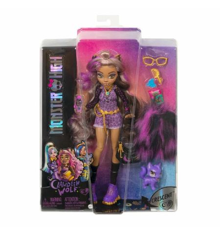 Muñeca Monster High Clawdeen con mascotas y accesorios MONSTER HIGH LOBA