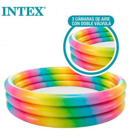 PISCINA TRES AROS MULTICOLOR