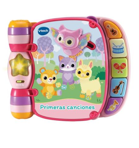LIBRO INTERACTIVO BEBES PRIMERAS CANCIONES ROSA
PRIMERAS CANCIONES