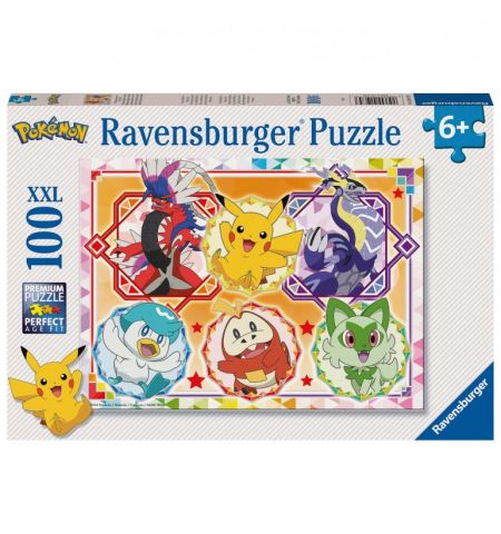 PUZZLE 100 PIEZAS XXL POKEMON PUZZLE 6 AÑOS