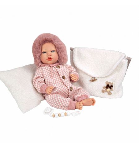 MUÑECA REBORN 40CM MANUELA ROSA C/BOLSO REBORN MANUELA ROSA