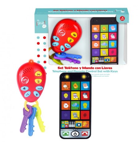 SET LLAVES Y TELÉFONO TACHAN SET TELEFONO Y MANDO CON LLAVES