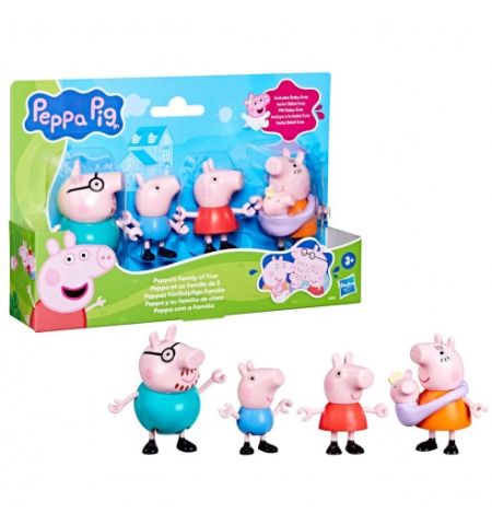 PEPPA PIG PEPPA Y SU FAMILIA PACK 5 PEPPA PIG CON FAMILIA
