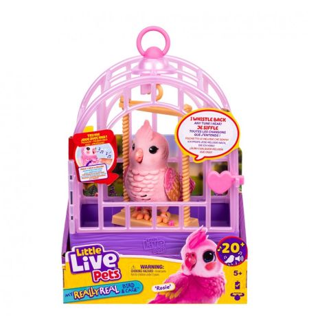 LITTLE LIVE PETS PÁJARO PARLANCHIN ROSA PAJARO LITTLE LIVE PETS REALLY REAL