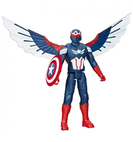 FIGURA DELUXE CAPITÁN AMÉRICA TITAN HERO CAPTAIN AMERICA MARVEL