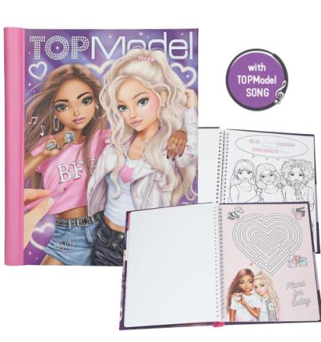 LIBRO PARA COLOREAR TOP MODEL