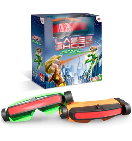 JUEGO BATALLA VISION LASER LASERSHOOT C/ 2 MASCARAS
LASERSHOOT BATALLA VISION LASER