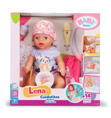 BABY BORN LENA CUIDADITOS MUÑECO BABY BORN LENA
