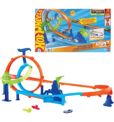 PISTA CICLON LANZAMIENTO HOT WHEELS POWER LAUNCH CHAMPION
