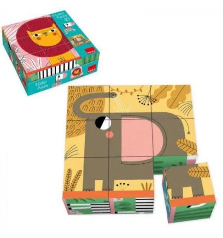 PUZZLE CUBOS CARTON 9 PIEZAS 9 CUBIC PUZZLE
