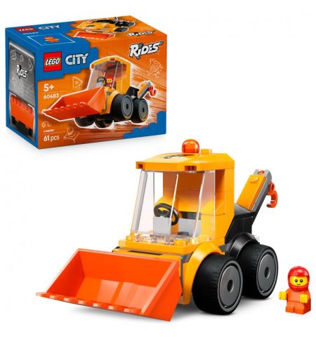 VEHÍCULOS: CARGADORA DE OBRA 60483 LEGO CITY CITY 60483