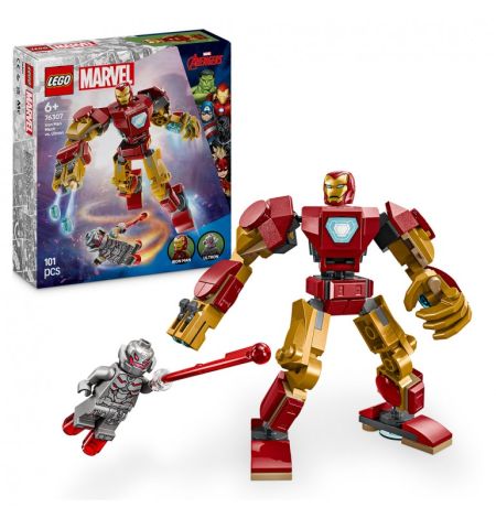 ARMADURA ROBÓTICA IRON MAN VS. ULTRÓN 76307 LEGO SUPER MARVEL 76307