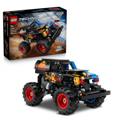 MONSTER JAM GRAVE DIGGER FUEGO Y HIELO TECHNIC 42219