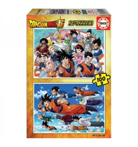 Puzzle Dragon Ball 2x100pz PUZZLE DRAGON BALLZ