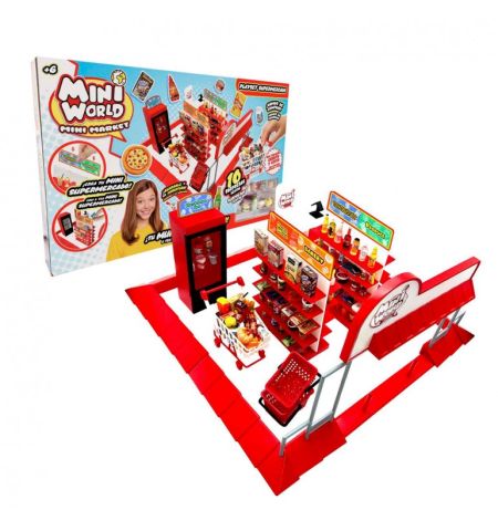 MINI WORLD PLAYSET SUPERMERCADO MINI WORRLD SUPERMERCADO