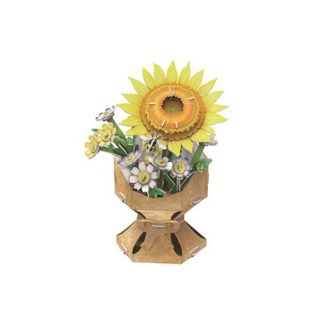 Bouquet de flores Worldbrands: Girasol PUZZLE 3D FLORES